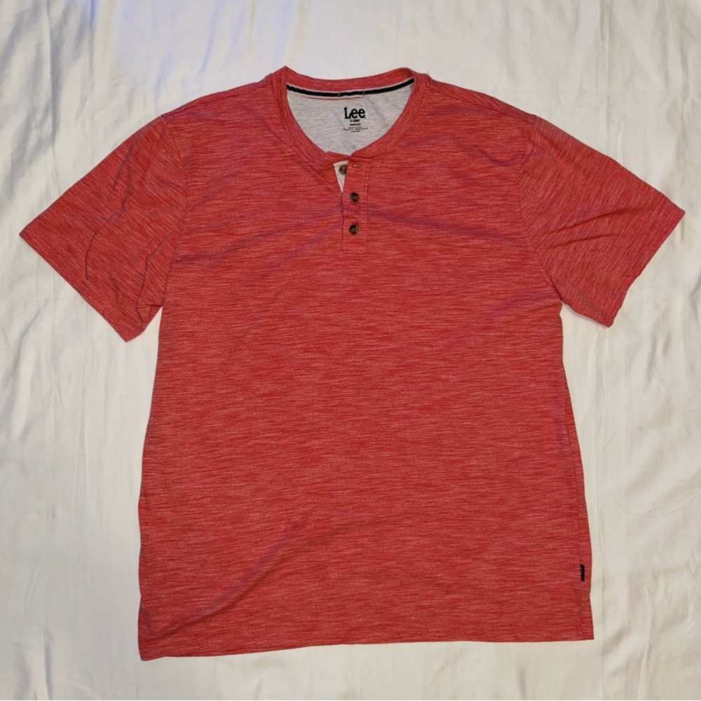 Men’s XL Polo & Henley 3-Shirt Bundle – Lee, Arizona Jean Co, Croft & Barrow